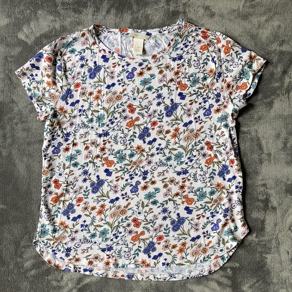 Floral Basic T-Shirt